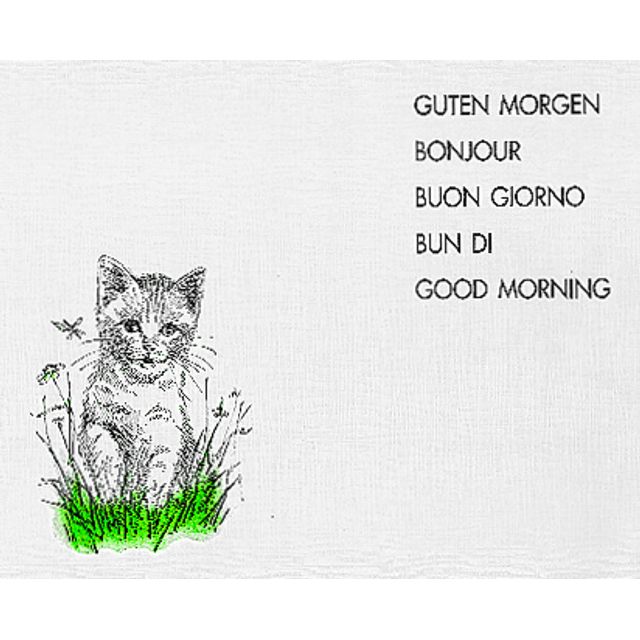 Tischset Katze