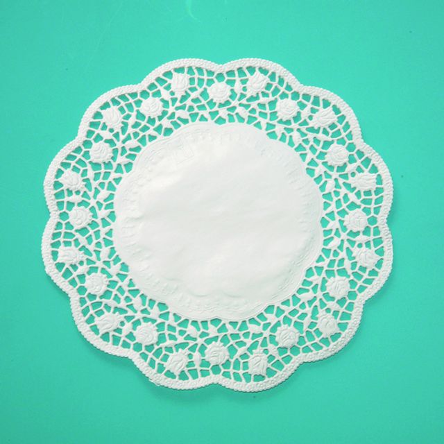 Spitzenpapier - Rosenmuster
