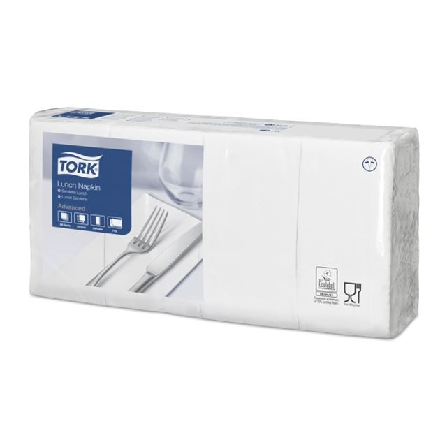 Tork Advanced Servietten 33 × 33 cm 2-lagig 1/8-Kopffalzung, Bild 5