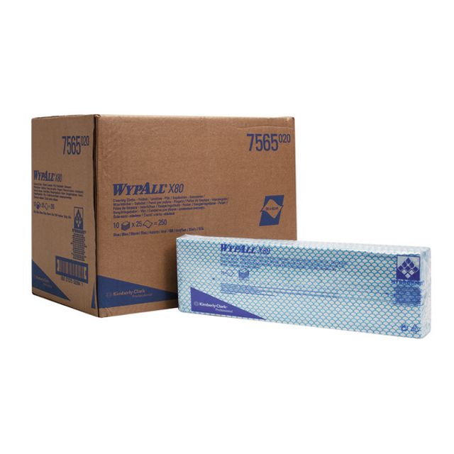 Kimberly-Clark Reinigungstücher Wypall X80 Interfold-Falzung 41 × 33,5 cm, Bild 2