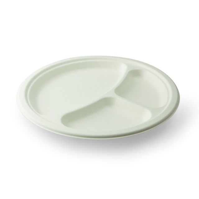 Teller Bagasse weiss Ø 200 x 49 mm, Bild 2