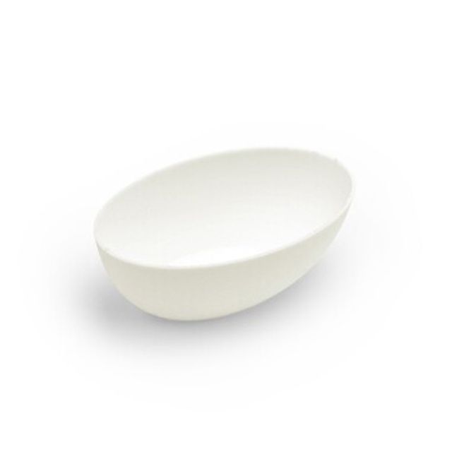 Schale oval Bagasse weiss 80 x 52 x 26, Bild 2