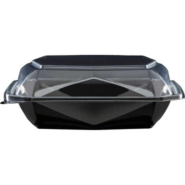 Octaview Box 400 ml APET schwarz / transparent, Bild 2
