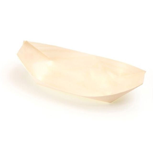 Schale Schiffchen Holz hellbraun, Bild 3