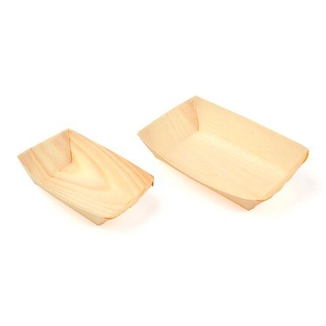 Schale rechteckig Holz braun, Bild 2