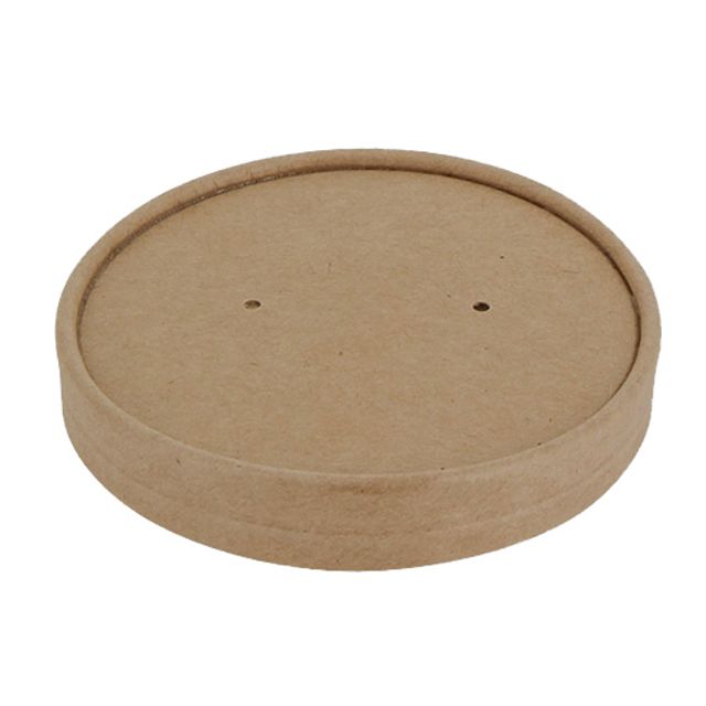 Flachdeckel mit Dampfloch für Suppenbecher