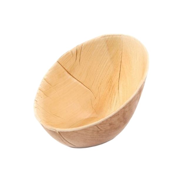 Schale Palmblatt braun oval 120 x 86 x 72 / 30mm, Bild 2