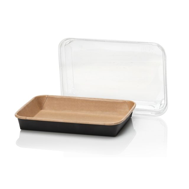 Sushi Platte Karton braun / schwarz, Bild 4