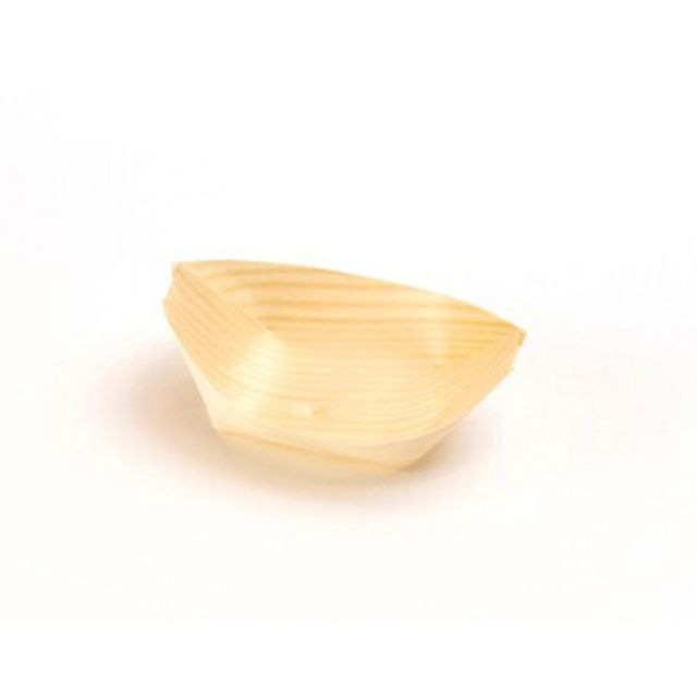 Schale Schiffchen Holz hellbraun, Bild 2