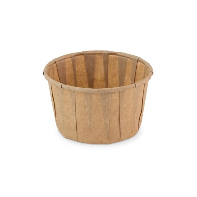 Schälchen rund Papier braun 96 ml, Bild 6